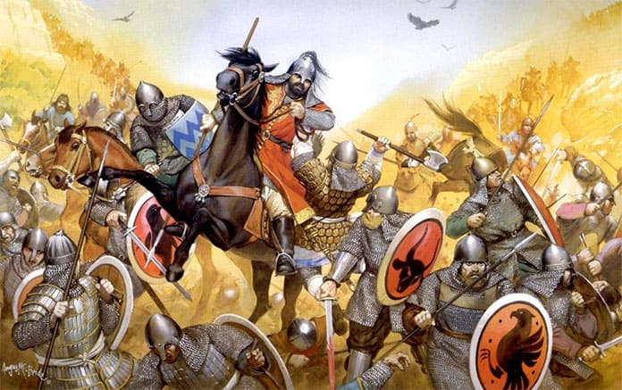 Türkler ile Bizanslılar arasında yapılan ilk savaş Pasinler Savaşı'dır